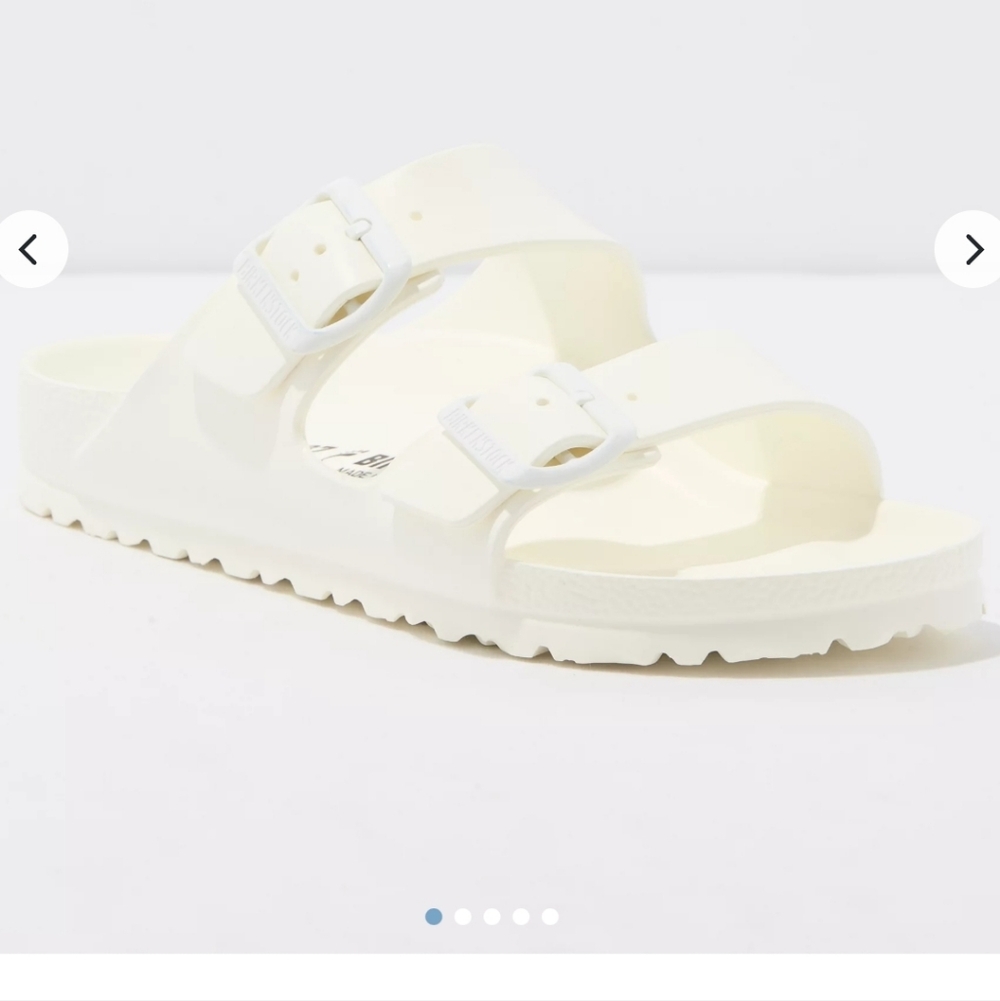 BIRKENSTOCK ARIZONA EVA SANDALS IN WHITE/SZ:38 - Picture 12 of 12